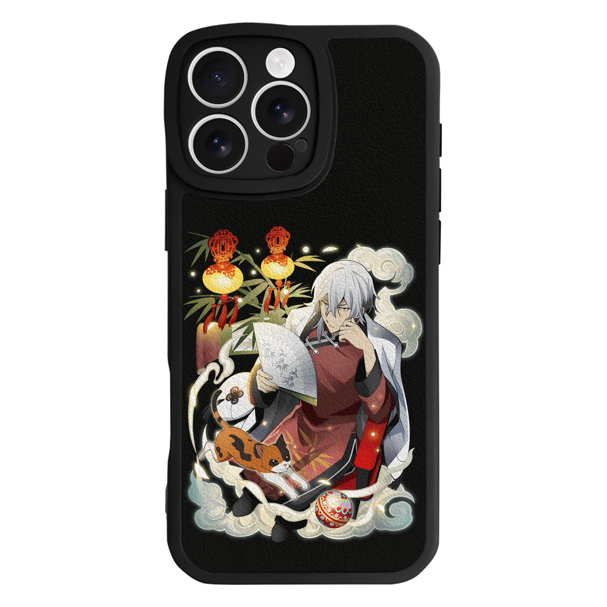 （画像用） 文豪ストレイドッグス Bungo Stray Dogs 【iPhone 16シリーズ対応】シリコンスマホケース（レザー調） 材質：シリコン